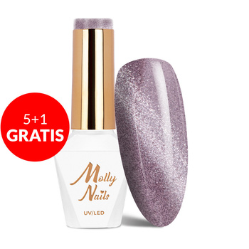 5+1 gratis Magnet-Hybridlack Cat Eye Womanity Steel Molly Nails HEMA/Di-HEMA-frei 8 g Nr. 448