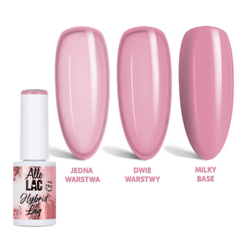 Esmalte híbrido LED/UV Gel Polish Pinks Mocha Rose AlleLac sin HEMA/Di-HEMA, 6 g