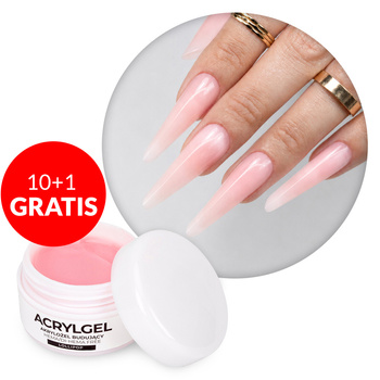 10 + 1 gratis. Gel acrílico de construcción NTN Premium Limited Edition sin HEMA ni Di-HEMA, Lollipop, 30 g