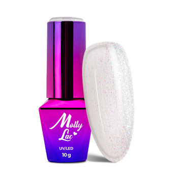 Esmalte híbrido MollyLac Mermaid Whispers Soul-Ty 10 g n.º 598