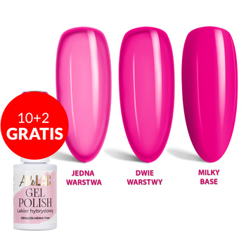 10 + 2 gratis LED/UV-Hybridlack Gel Polish Limited Edition Pinks PI29 Amaranth AlleLac HEMA/Di-HEMA-frei 6 g