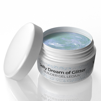 Gel de modelado Limited Edition Jelly Dream of Glitter NTN Premium sin HEMA, 30 g