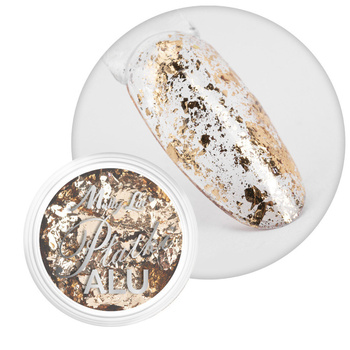 MollyLac Metallic Nail Dust Aluminum Flakes 0.2 g No. 11