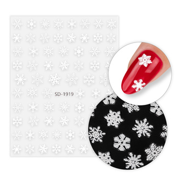 Adhesivos para uñas 5D autoadhesivos navideños Molly Nails SD-1919