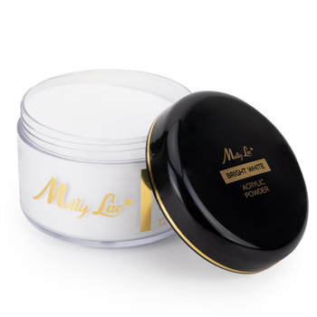 Polvo acrílico para uñas MollyLac Acrylic Powder Bright White 120 g