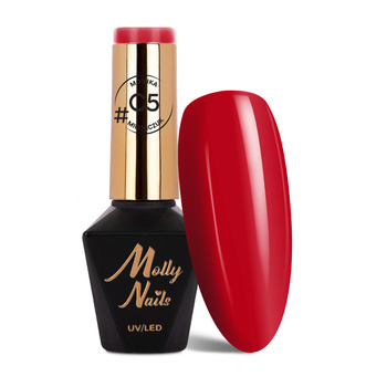 Vernis hybride Molly Nails Classic par Monika Mielniczuk, sans HEMA/Di-HEMA, 8 g, n° C5