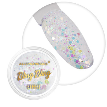Polvere per unghie Bling Bling Effect Allepaznokcie 1 g N. 09