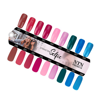 Campionario NTN Premium Springtime Selfie lucido e opaco, 9 colori