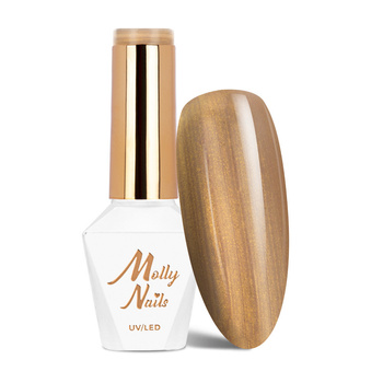Smalto ibrido Molly Nails Story Time Golden Gift senza HEMA/Di-HEMA 8 g n. 620