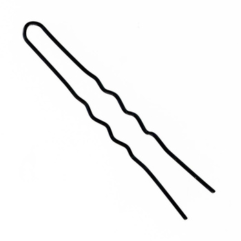 Horquillas para el pelo negras de 6,5 cm, 20 unidades
