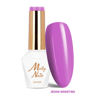 Smalto ibrido Molly Nails Cocktails &amp; Drinks Purple Smoothie senza HEMA/Di-HEMA 8 g n. 17