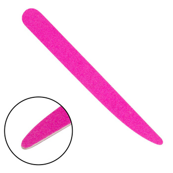 Lima de uñas Infinity Slim 100/100 rosa neón, de madera orgánica, sin marca