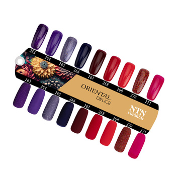 Catálogo de colores Ntn Premium Oriental Delice: brillante y mate, 9 colores
