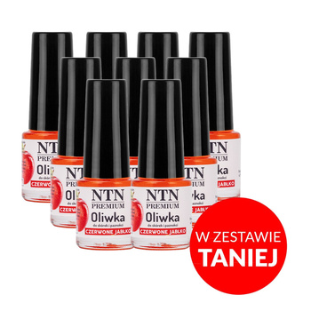 100 unidades de aceite para cutículas y uñas NTN con aroma a manzana roja, 5 ml, n.º 22