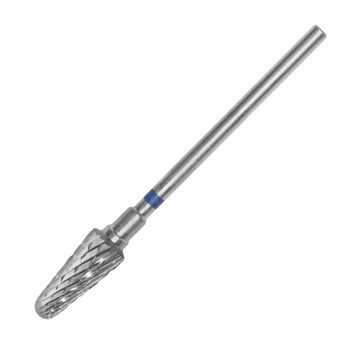 Hartmetallfräser mit abgeschrägtem Konus, blau, Staleks Expert 6/14 mm