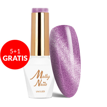 5+1 gratis Magnet-Hybridlack Cat Eye Womanity Miss Violet Molly Nails HEMA/Di-HEMA-frei 8 g Nr. 442