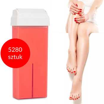 5280 unidades de cera en rollo para depilación con bandas Xanitalia con aroma a rosas, 100 ml