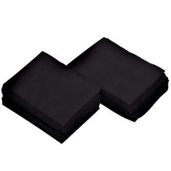 Pañuelo médico Aseo Med con revestimiento interior, negro, 50 unidades