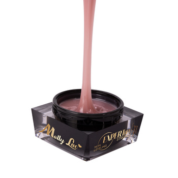 Gel de construcción para uñas Expert Gel Strong natural cover de Monika Mielniczuk MollyLac, sin HEMA ni Di-HEMA, 5 g