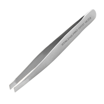 Breite, schräge Augenbrauenpinzette Staleks Expert 10 TYPE 3