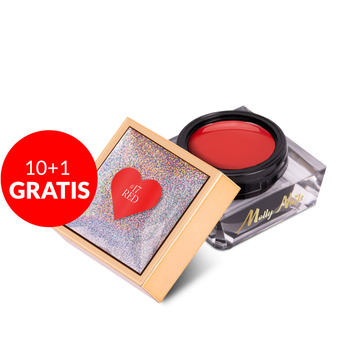 10 + 1 gratis: Pasta para decoraciones Nail Art ProArt Paste Molly Nails Red sin HEMA/Di-HEMA, 5 g
