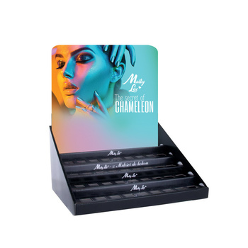 Espositore per 45 smalti ibridi MollyLac The Secret Of Chameleon da 5 ml - vuoto