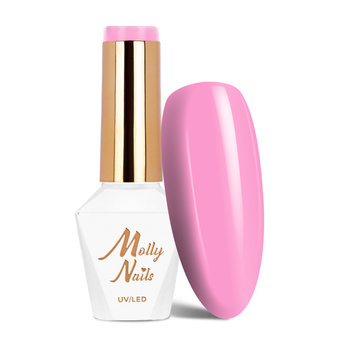 Molly Nails Yoghurt Marshmallow Hybrid Nail Polish HEMA/Di-HEMA Free 8g No. 121