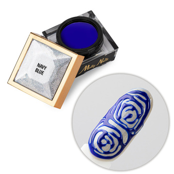 Creative Flow Color Gel  - Gel creativo per Nail Art per realizzare motivi sfumati e delicati Molly Nails Navy Blue Senza HEMA/Di-HEMA 5 g