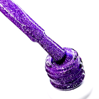 Molly Nails Flashing Lights Neon Fig Fiction HEMA/Di-HEMA Free Hybrid Nail Polish 8g No. 648