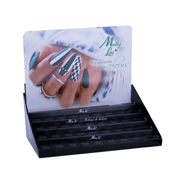 Espositore per 45 smalti ibridi da 10 ml, vecchio modello MollyLac – versione vuota, edizione Primavera