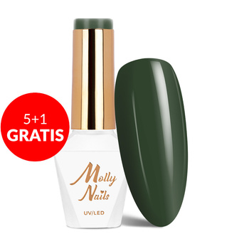 5+1 gratis Molly Nails Pure Nature Nature Moss Hybridlack... HEMA/Di-HEMA-frei 8 g Nr. 107