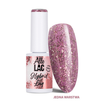 Esmalte híbrido LED/UV Gel Polish Pinks Electric Glitter AlleLac sin HEMA/Di-HEMA, 6 g