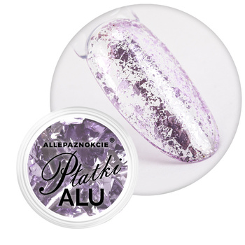 Metallic-Nagelstaub „Alu-Flocken“ von Allepaznokcie, 0,2 g, Nr. 16