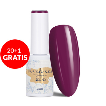 20 + 1 gratuit Vernis hybride LED/UV Gel Polish Molly Nails @Bouquet by Laskovska Amaranthus Sans HEMA/Di-HEMA 7 g