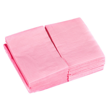 Pañuelo médico Aseo Med con envoltura individual, rosa, 50 unidades