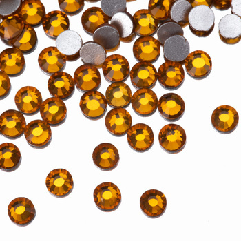 Strass de cristal para uñas SS10 Topaz, aprox. 50 unidades