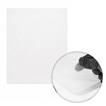 White non-woven filter pads for air purifiers, 100 pieces