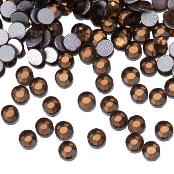 Cristales para uñas SS5 Smoked Topaz, aprox. 50 unidades