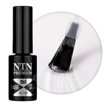 Base y capa superior dura 2 en 1 NTN Premium Base&Top; sin HEMA ni Di-HEMA, transparente, 5 g