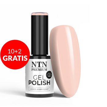 10 + 2 gratuits - Vernis hybride LED/UV Gel Polish Nudes n° 454 Édition limitée NTN Premium sans HEMA/Di-HEMA 5 g