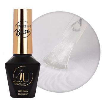 Extreme Base von Monika Mielniczuk Molly Nails – flexible Grundierung mit hoher Haftkraft, klar, HEMA/Di-HEMA-frei, 10 g