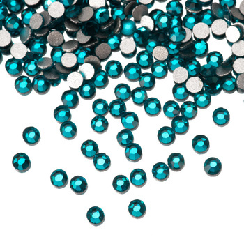 Zirconios para uñas de cristal SS5 Blue Zircon, aprox. 1440 unidades por paquete.
