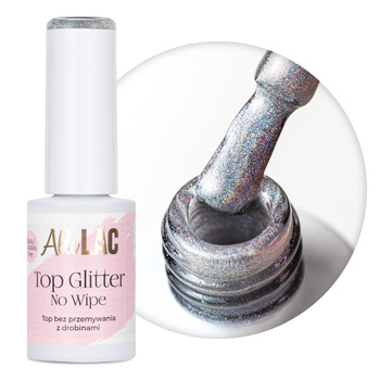 Top Glitter sin necesidad de limpiar AlleLac Unicorn sin HEMA ni Di-HEMA, 7 g