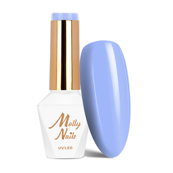 Esmalte híbrido Molly Nails Delicate Woman A Slight Breeze sin HEMA ni Di-HEMA, 8 g, n.º 64