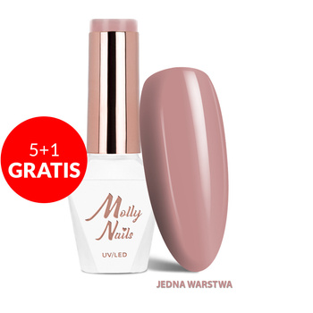 Esmalte híbrido LED/UV Gel Polish Sorbet n.º 290 Lemon Cream de Molly Nails, sin HEMA ni Di-HEMA, 8 g