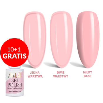 10 + 1 gratis. Esmalte híbrido LED/UV Gel Polish Pinks PI38 Petal Kiss AlleLac sin HEMA ni Di-HEMA, 6 g