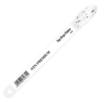 Muestra de varillas NTN Premium Top Drop Flakes sin necesidad de limpiar Iron