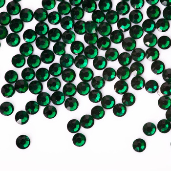 Strass de cristal para uñas SS5 Emerald, aprox. 50 unidades.