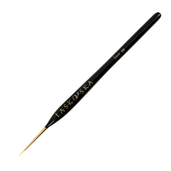 Pincel para decoraciones Liner Long negro, longitud del pelo: 9 mm, Laskovska Brushes