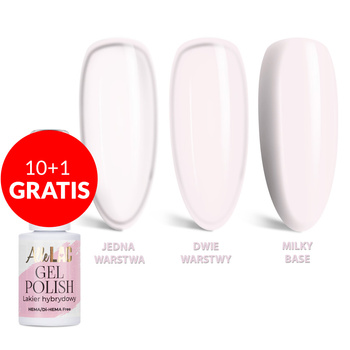 10 + 1 gratis. Esmalte híbrido LED/UV Gel Polish Nudes N20 Soft Rose AlleLac sin HEMA ni Di-HEMA, 6 g